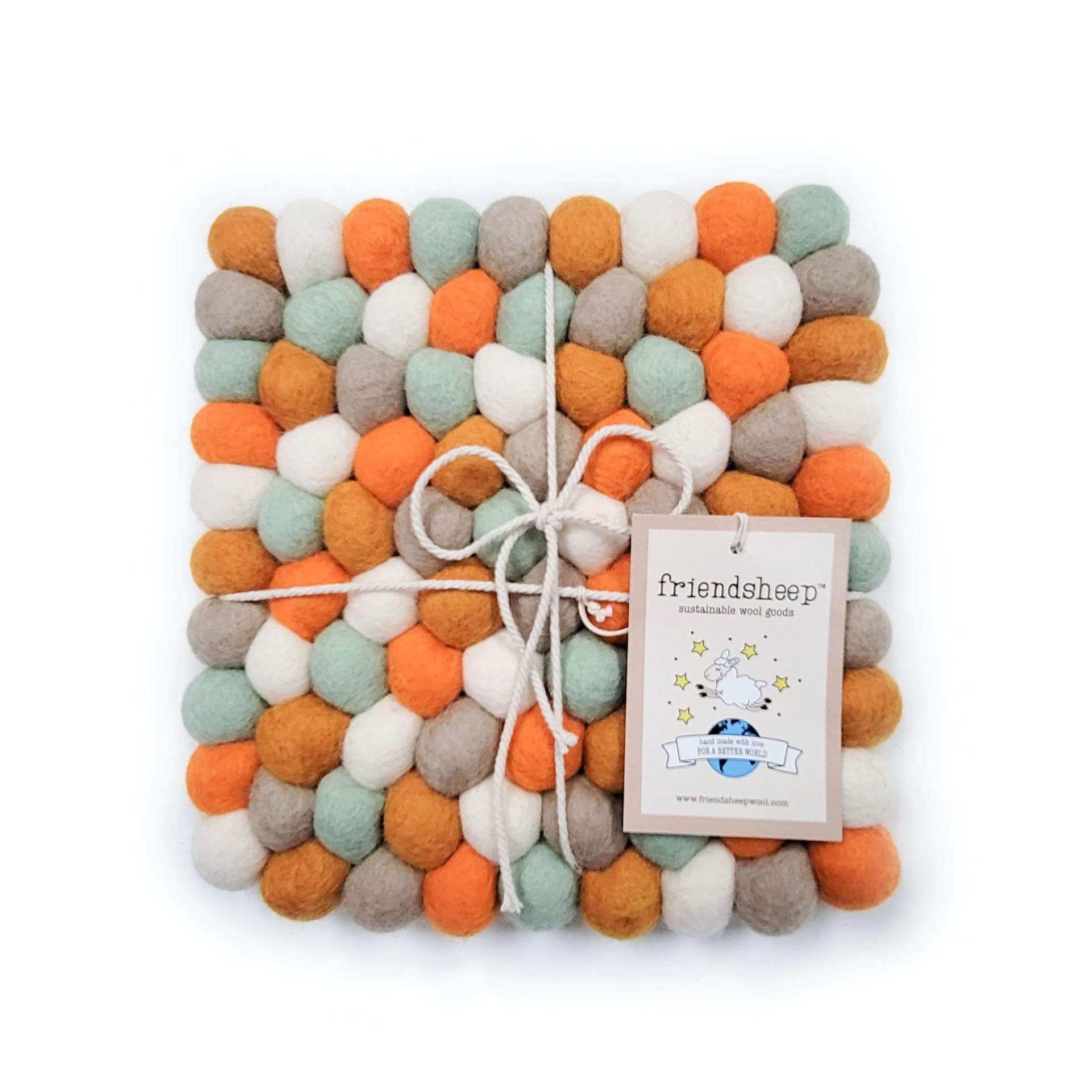 Pumpkin Patch Eco Coasters/trivets