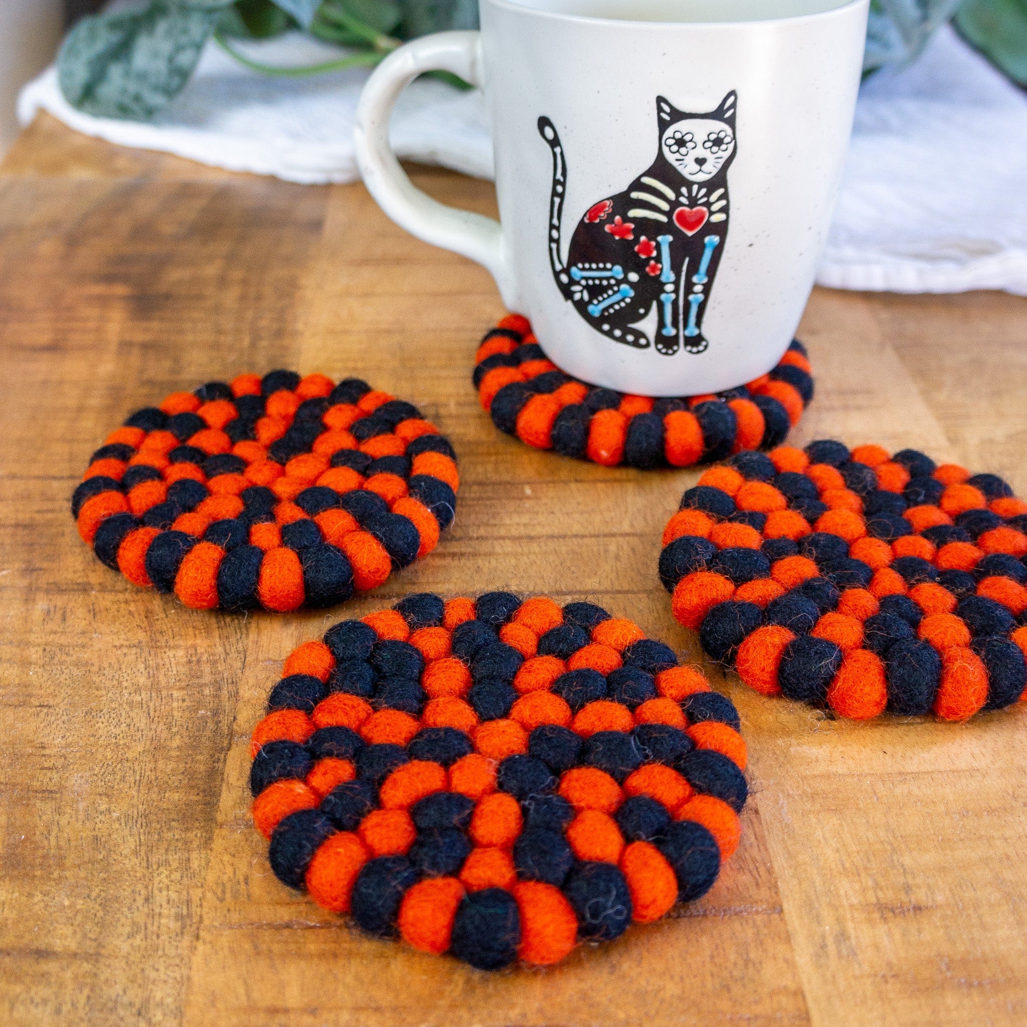 Trick Or Treat Eco Coasters/trivets