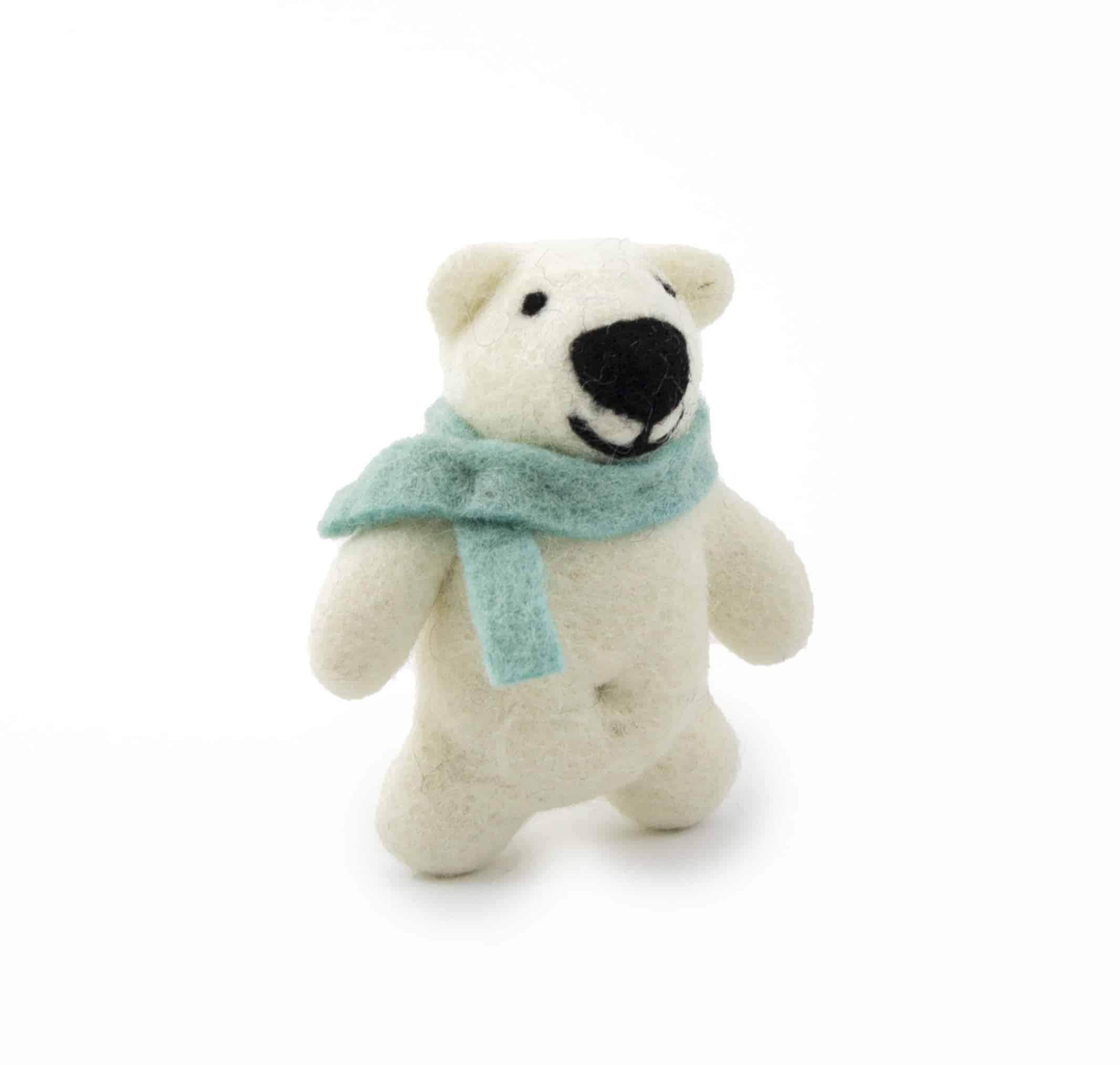 Happy Bears Eco Ornaments - Set Of 2