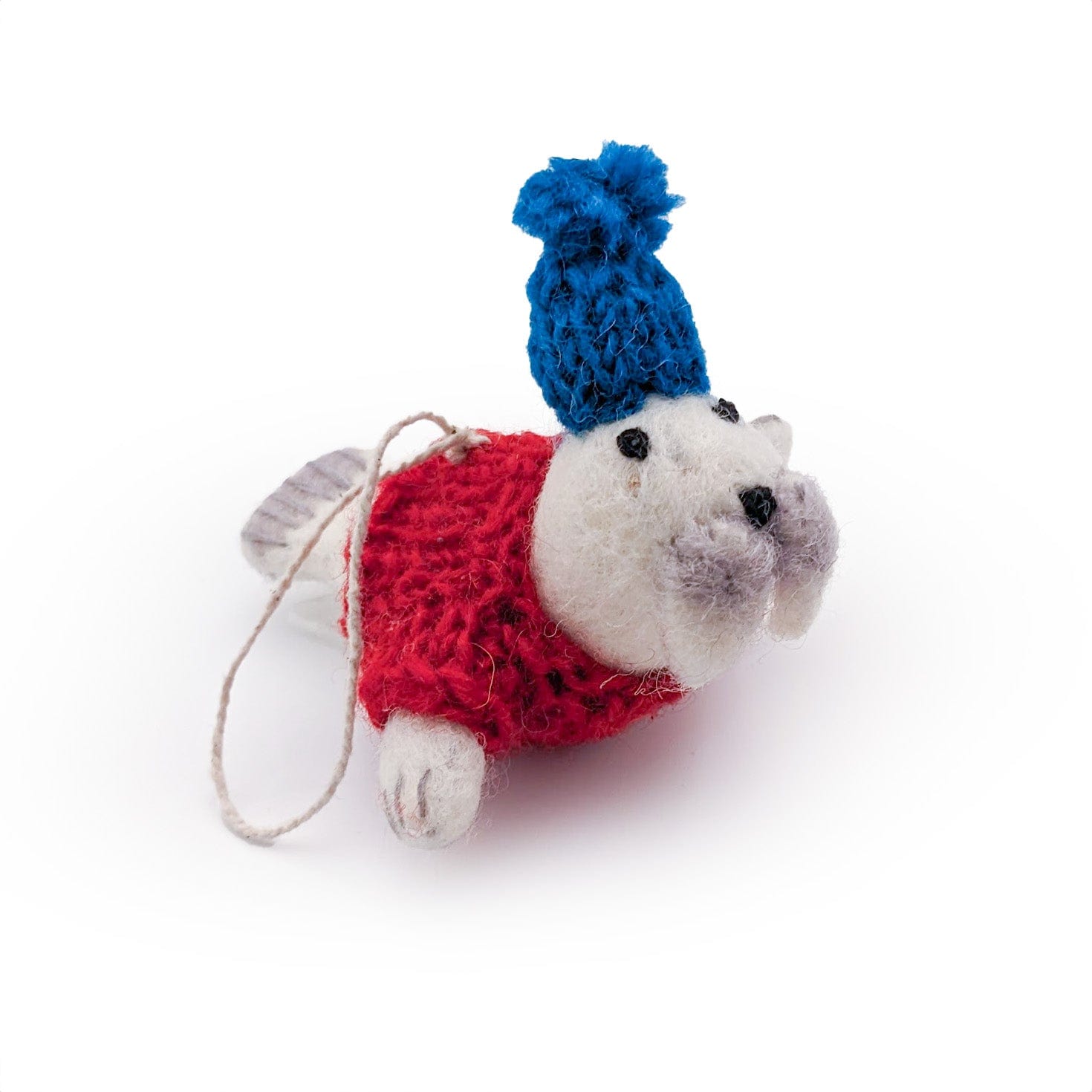 Seal And Walrus Eco Ornaments - Set Of 2
