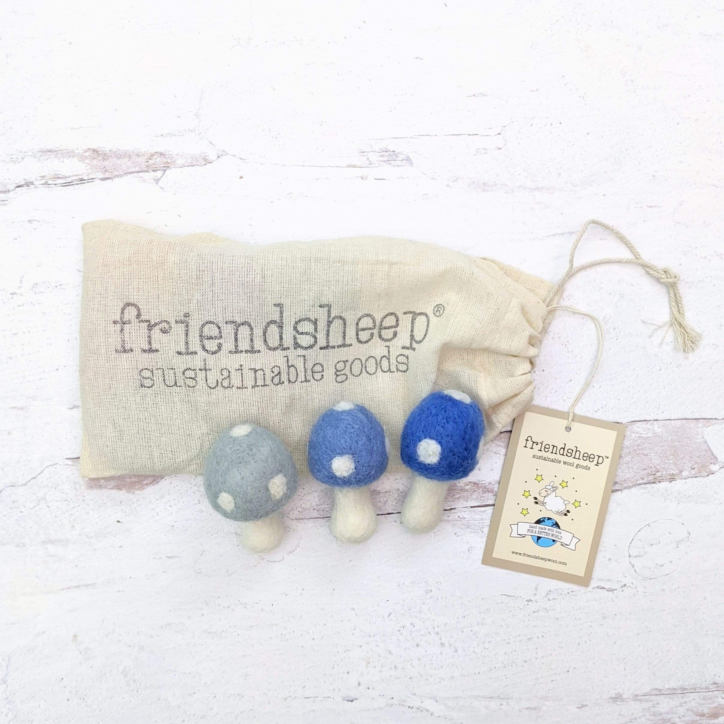 Frozen Mushrooms - Set Of 3