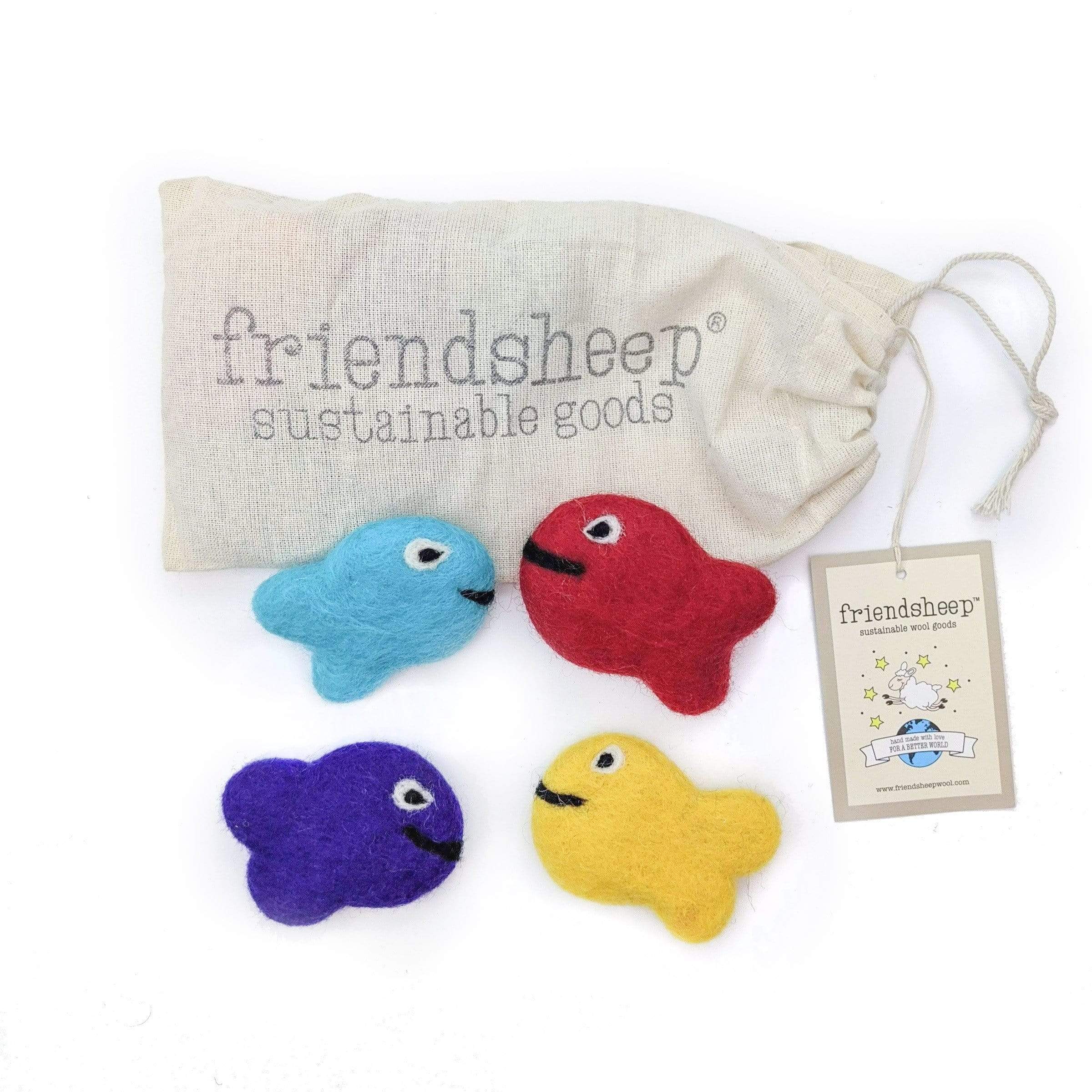 Frank The Reef Fish Family - Set Of 4