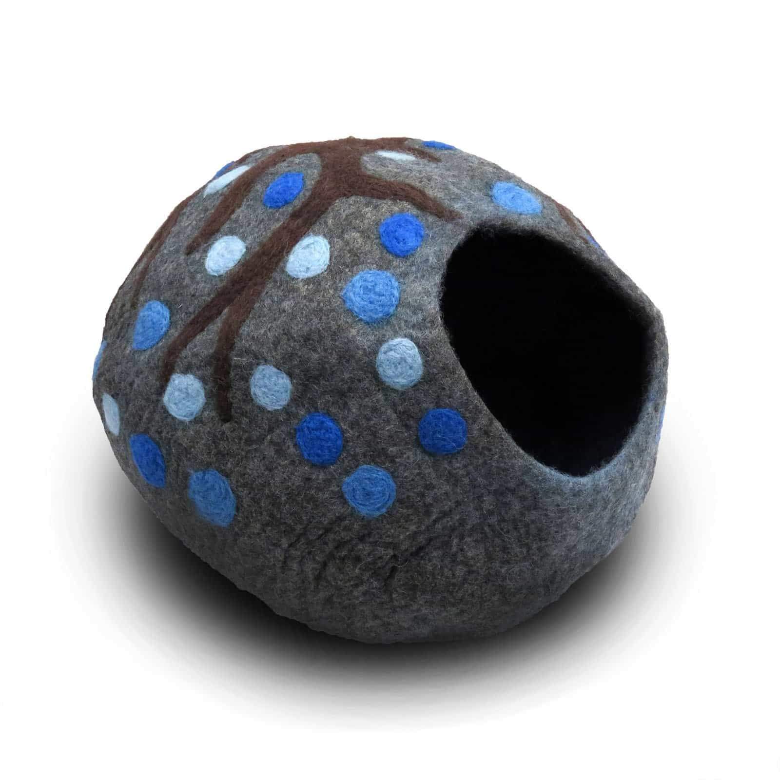 Eco Kitty Cave "true Blue"