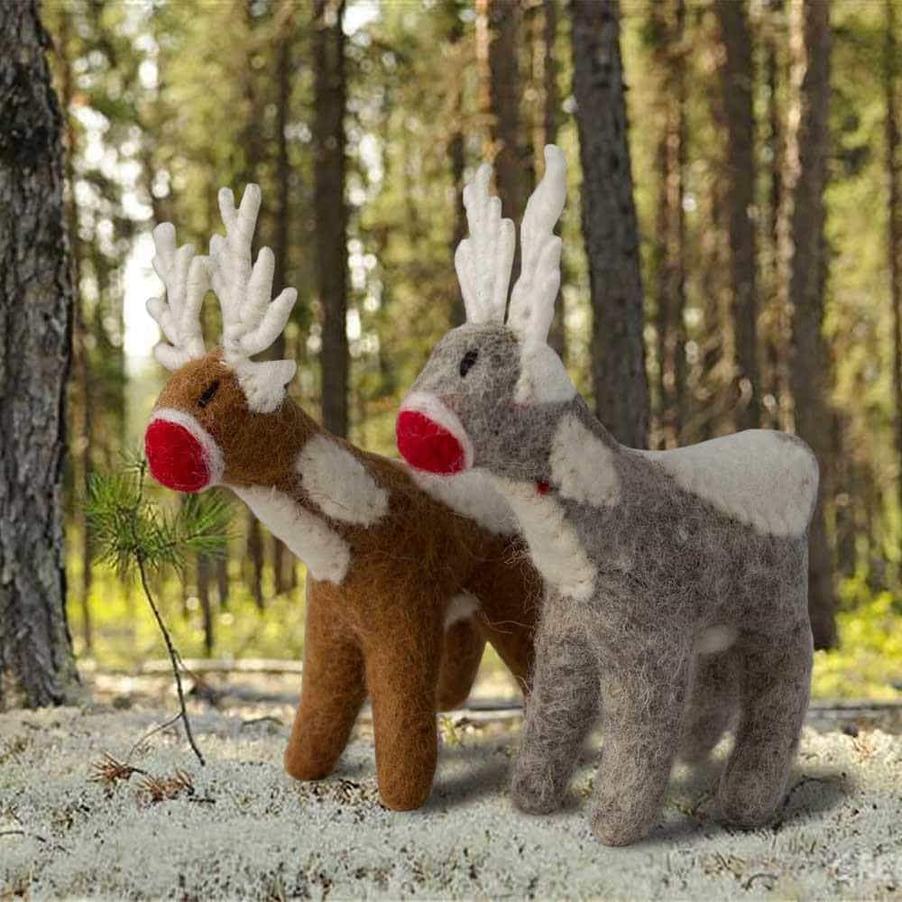 Santa's Reindeer - Set Of 2