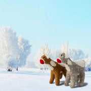 Santa's Reindeer - Set Of 2