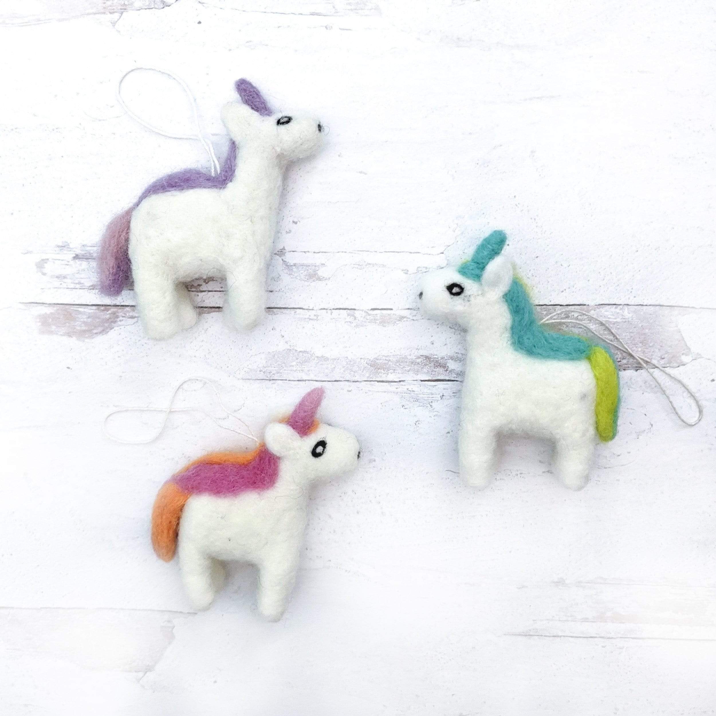 Rainbow Unicorns - Set Of 3