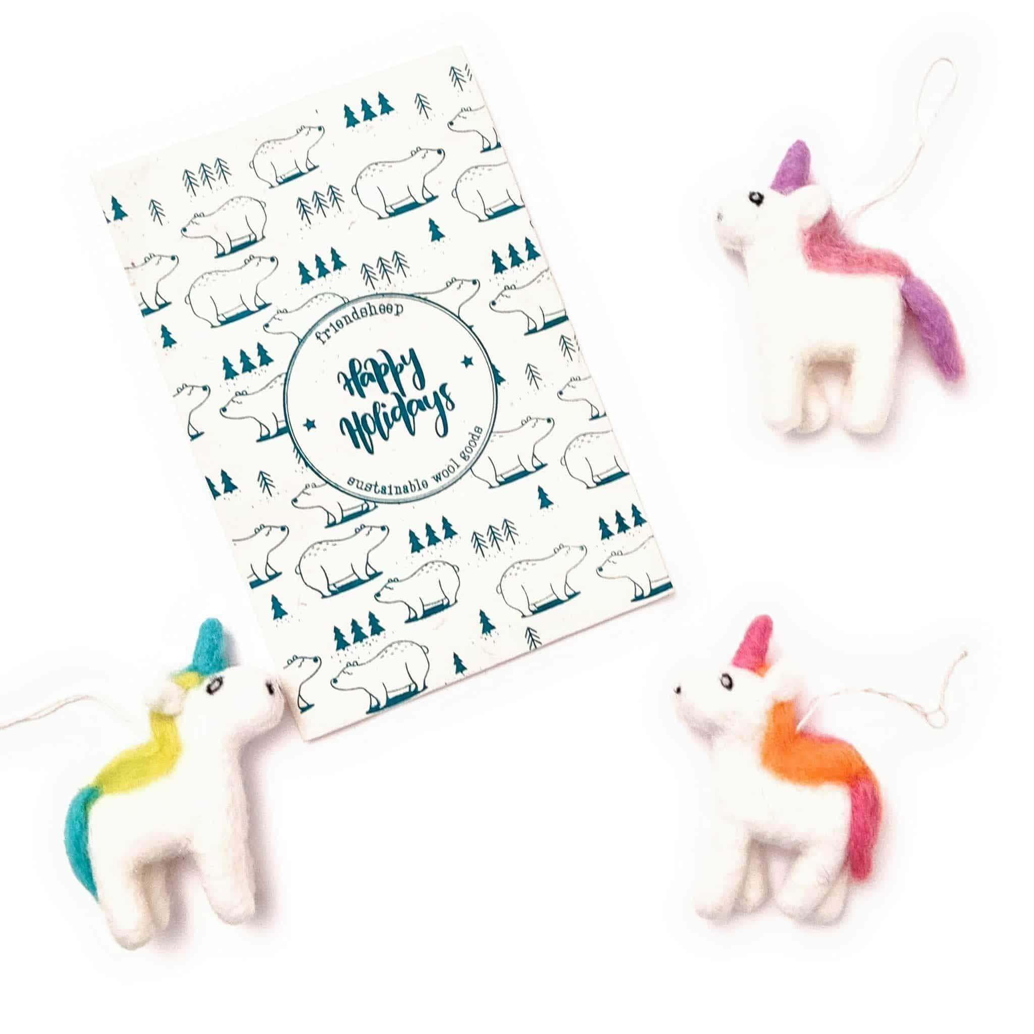 Rainbow Unicorns - Set Of 3