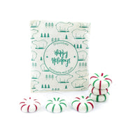 Peppermint Eco Fresheners Ornaments - Whites - Set Of 6