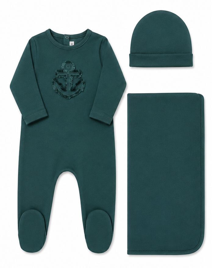 Fringe Footie Layette Set