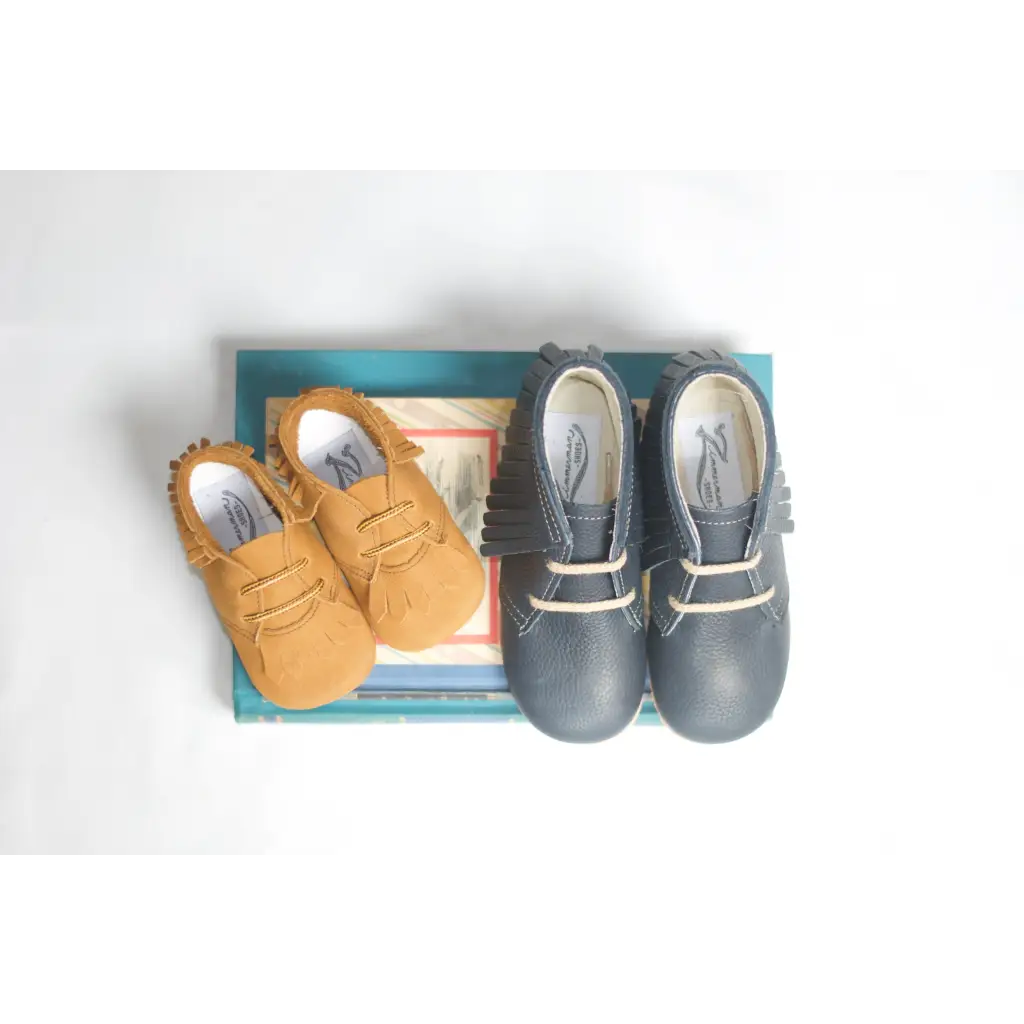 Fringed Soft Sole - Acorn