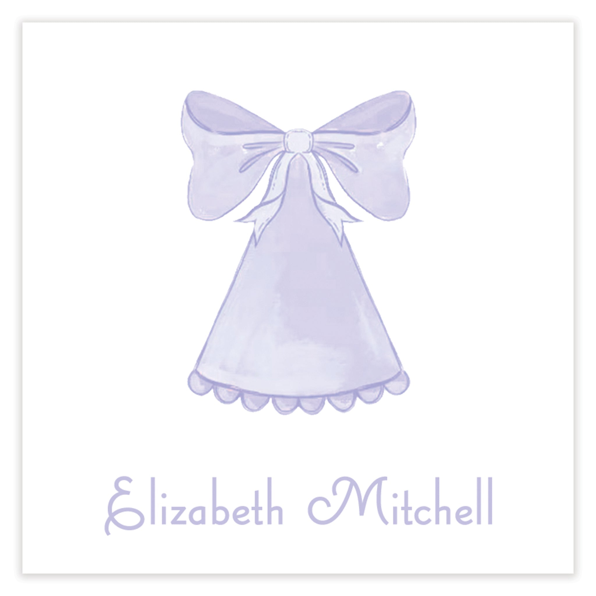 Lilac Party Hat Enclosure Card