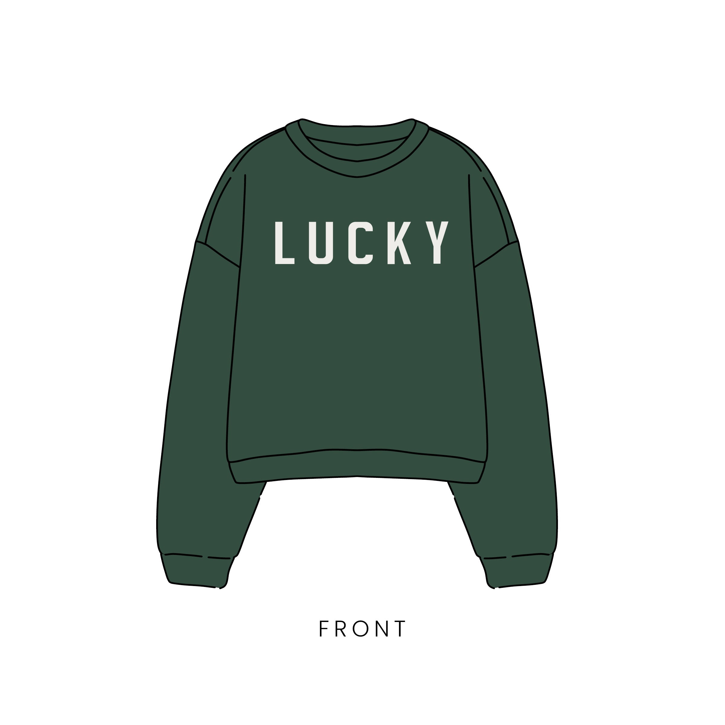 Adult Sweatshirt | Lucky