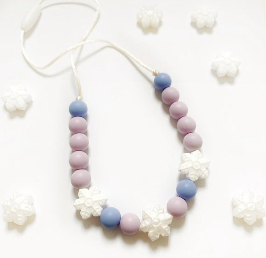 Frozen Inspired Necklace For Frozen 2 Lovers | Safe Chewable Jewelry For Kids 3+