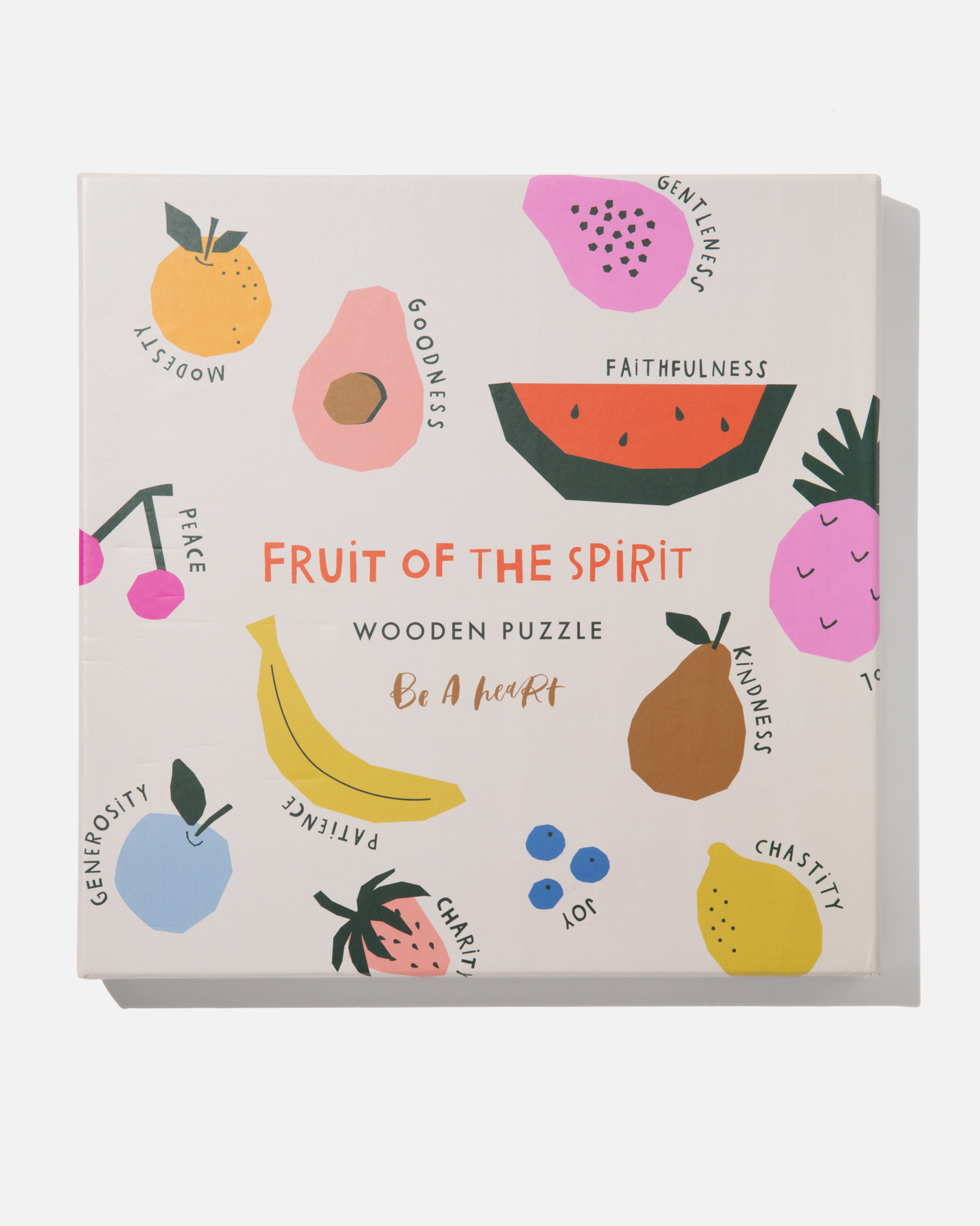 Catholic Fruit Of The Spirit Wooden Puzzle