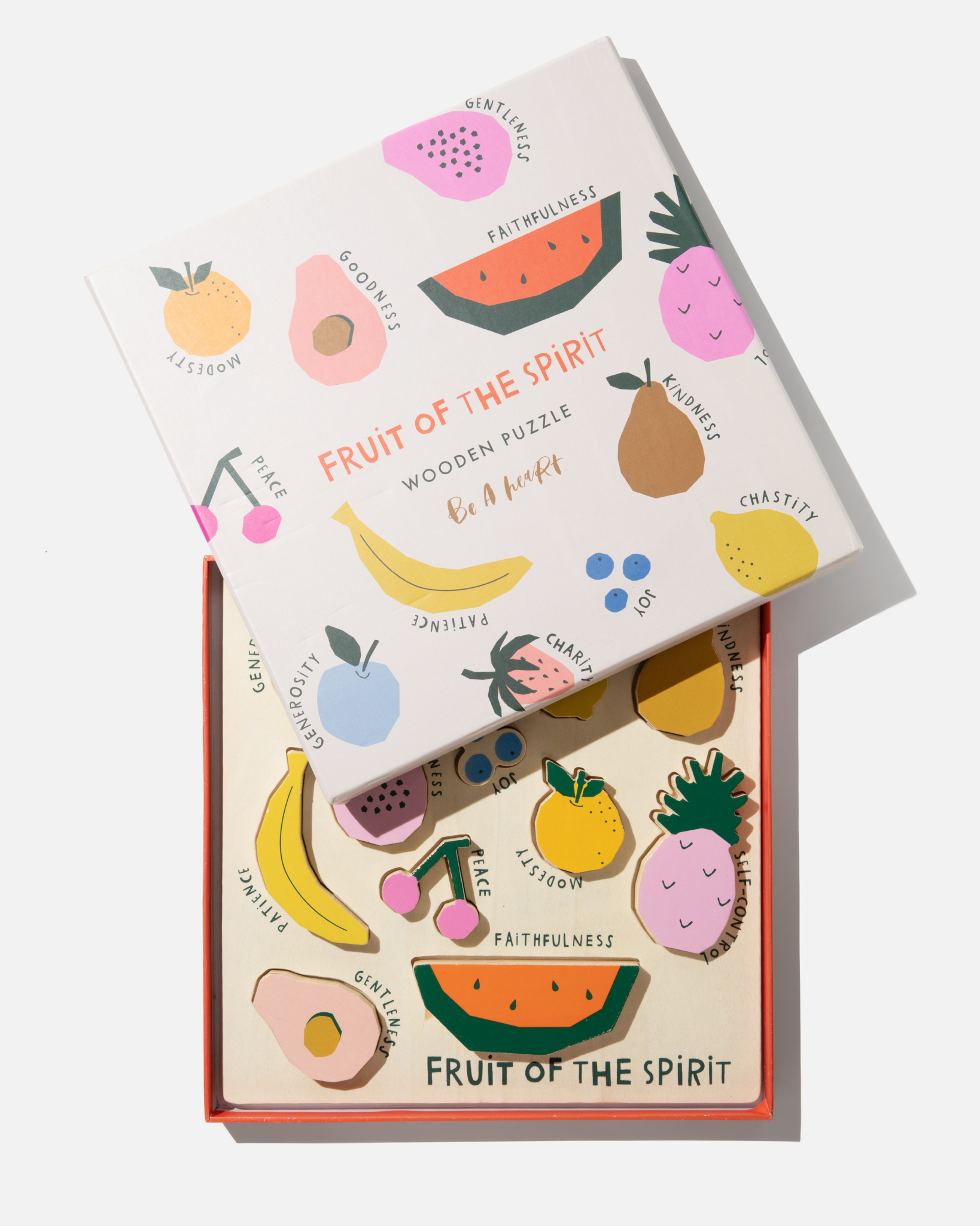 Catholic Fruit Of The Spirit Wooden Puzzle