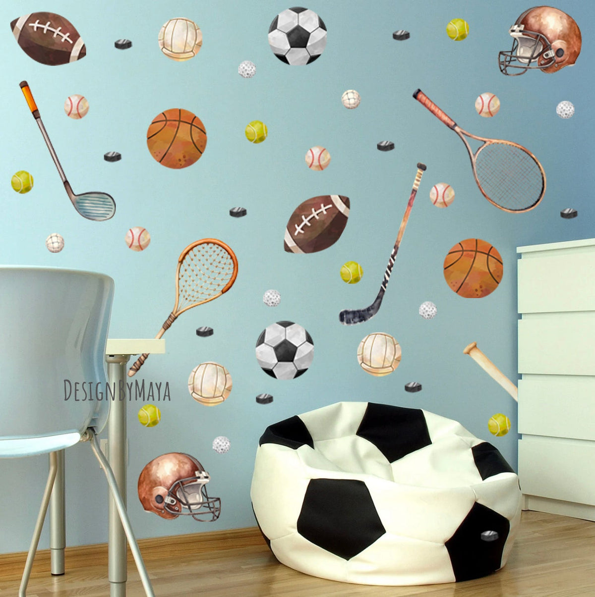 Space Decals - Fabric Nursery Wall Art Decals