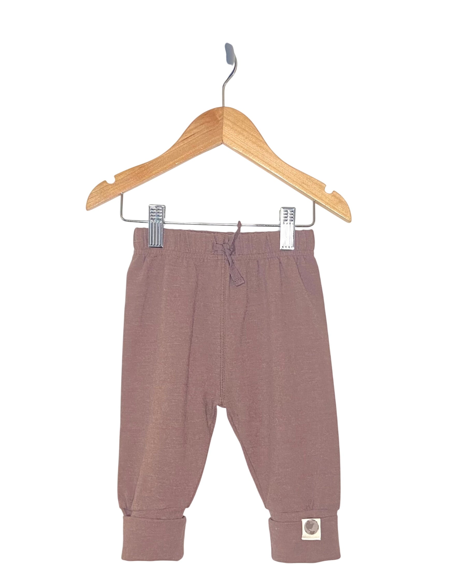 Brown Pant Made From Our Organic Cotton/polyester Made From Recycled Bottles/spandex Sustainable Fabric