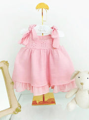 Pale Pink Cotton Voile Dress