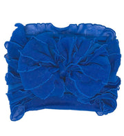 Ruffled Headband | Royal Blue