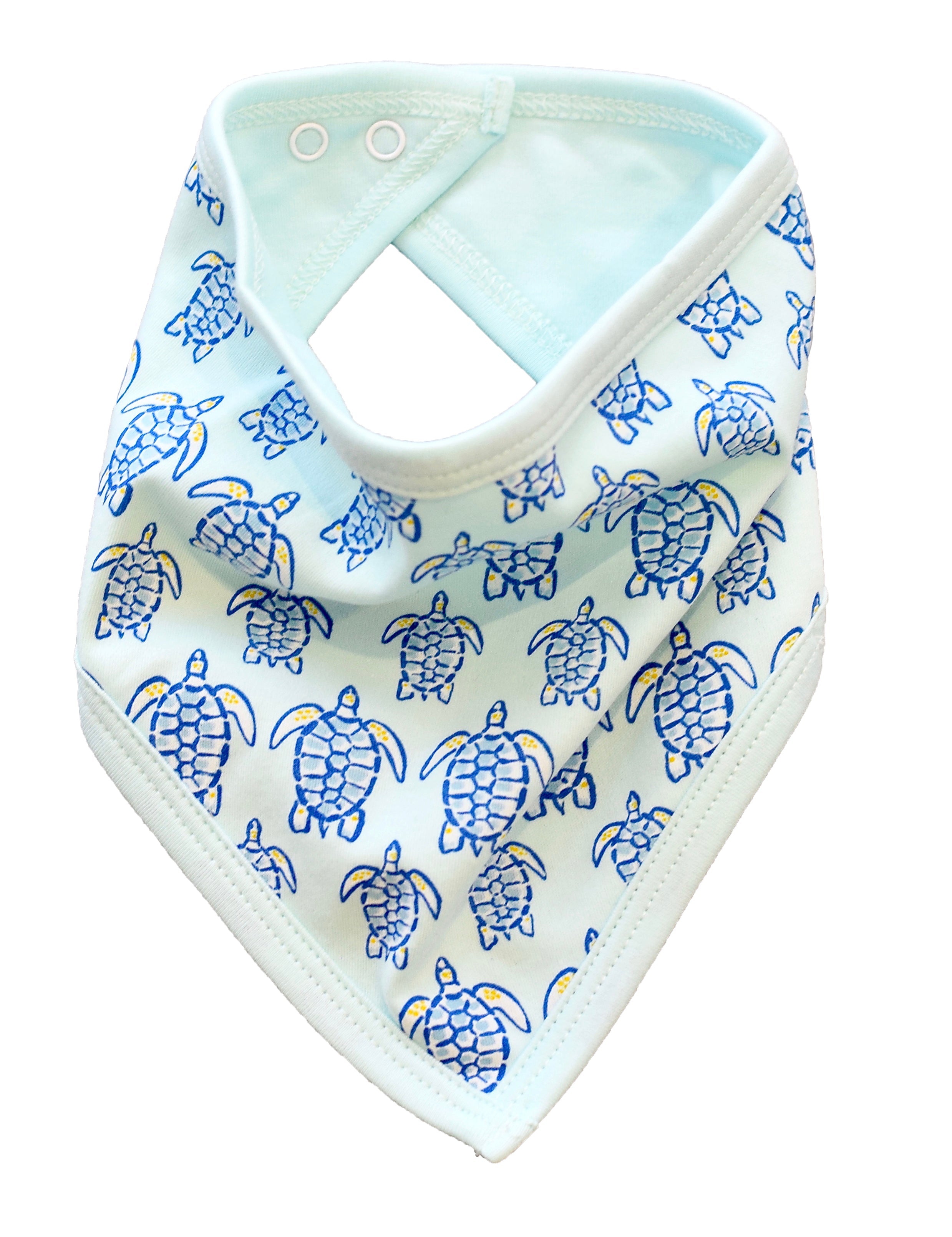 Blue Sea Turtle Bandana Bib