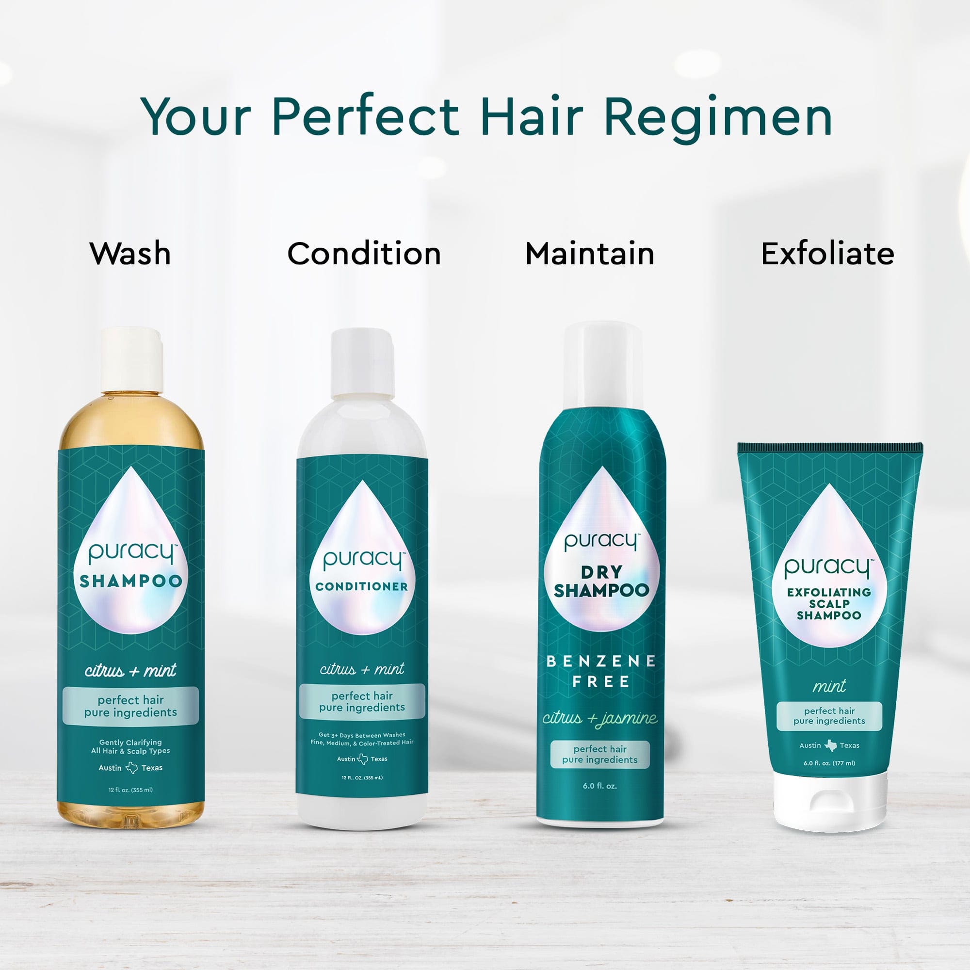Dry Shampoo (benzene & Silicone-free, Color-safe)