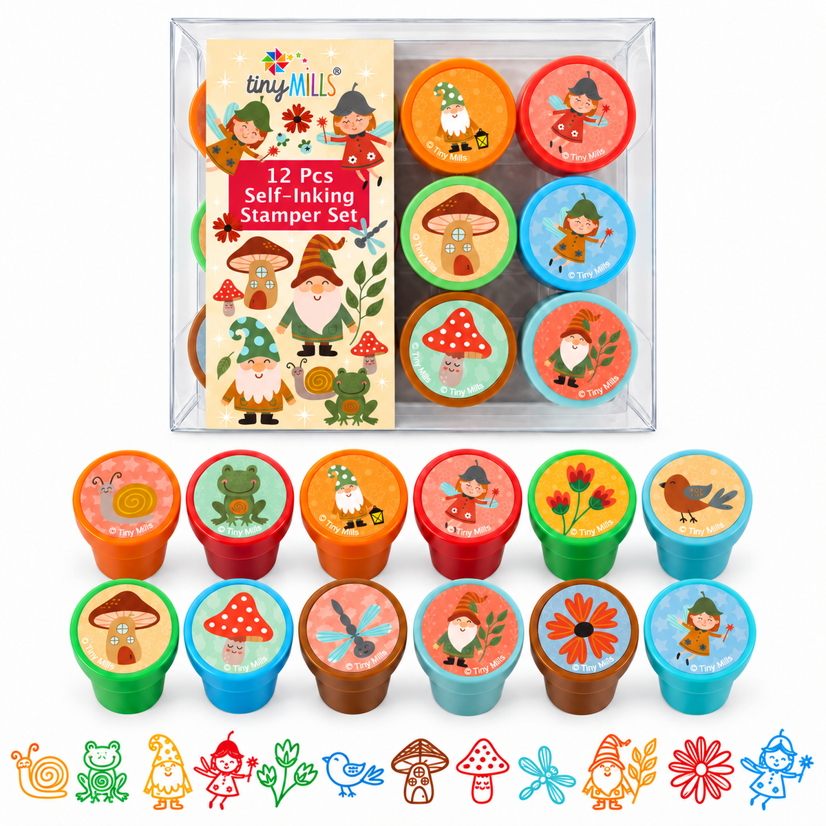 Garden Gnomes Fairies Stamp Kit