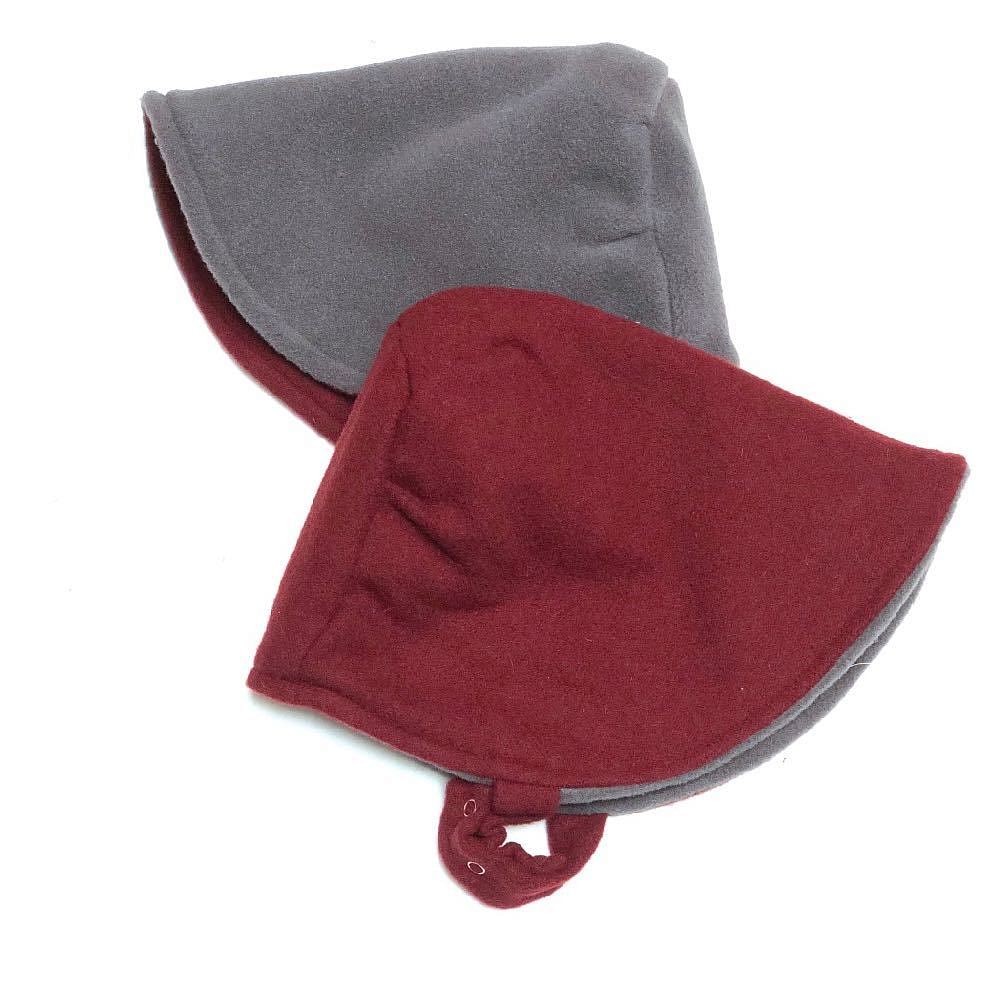 Winter Bonnet In Garnet Winter (fleece Lined)