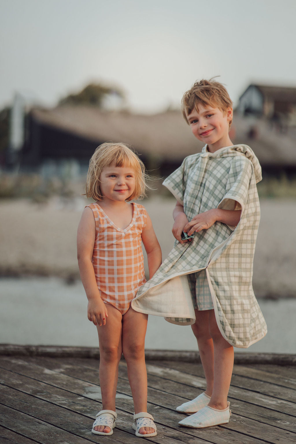 Swim Shoes | Fern Plaid