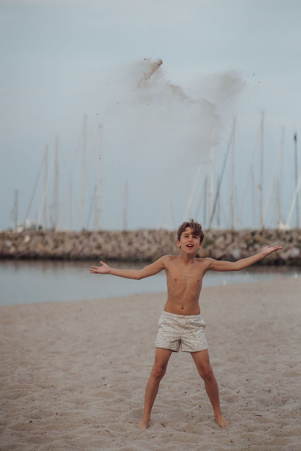 Swim Trunks | Upf + Recycled - Scandi Floral