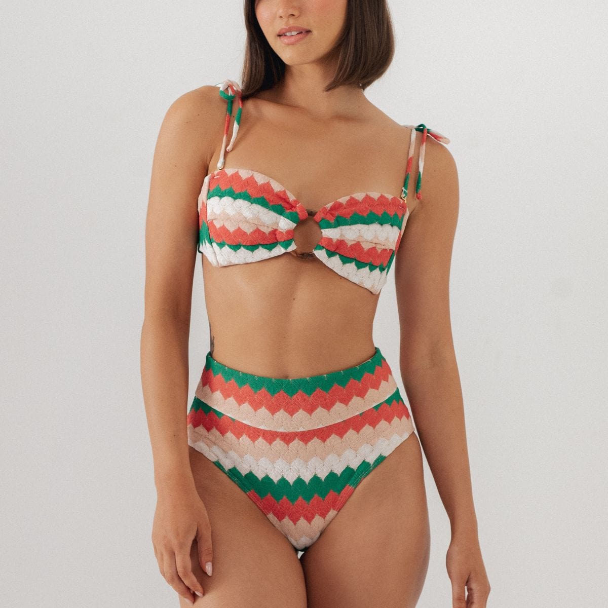 Gelato Tori Ties Bandeau Bikini Top