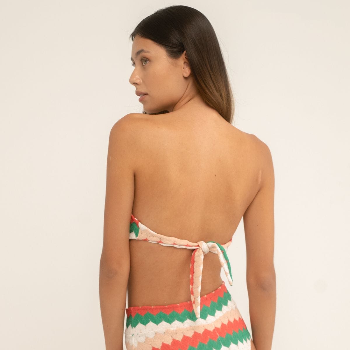 Gelato Tori Ties Bandeau Bikini Top