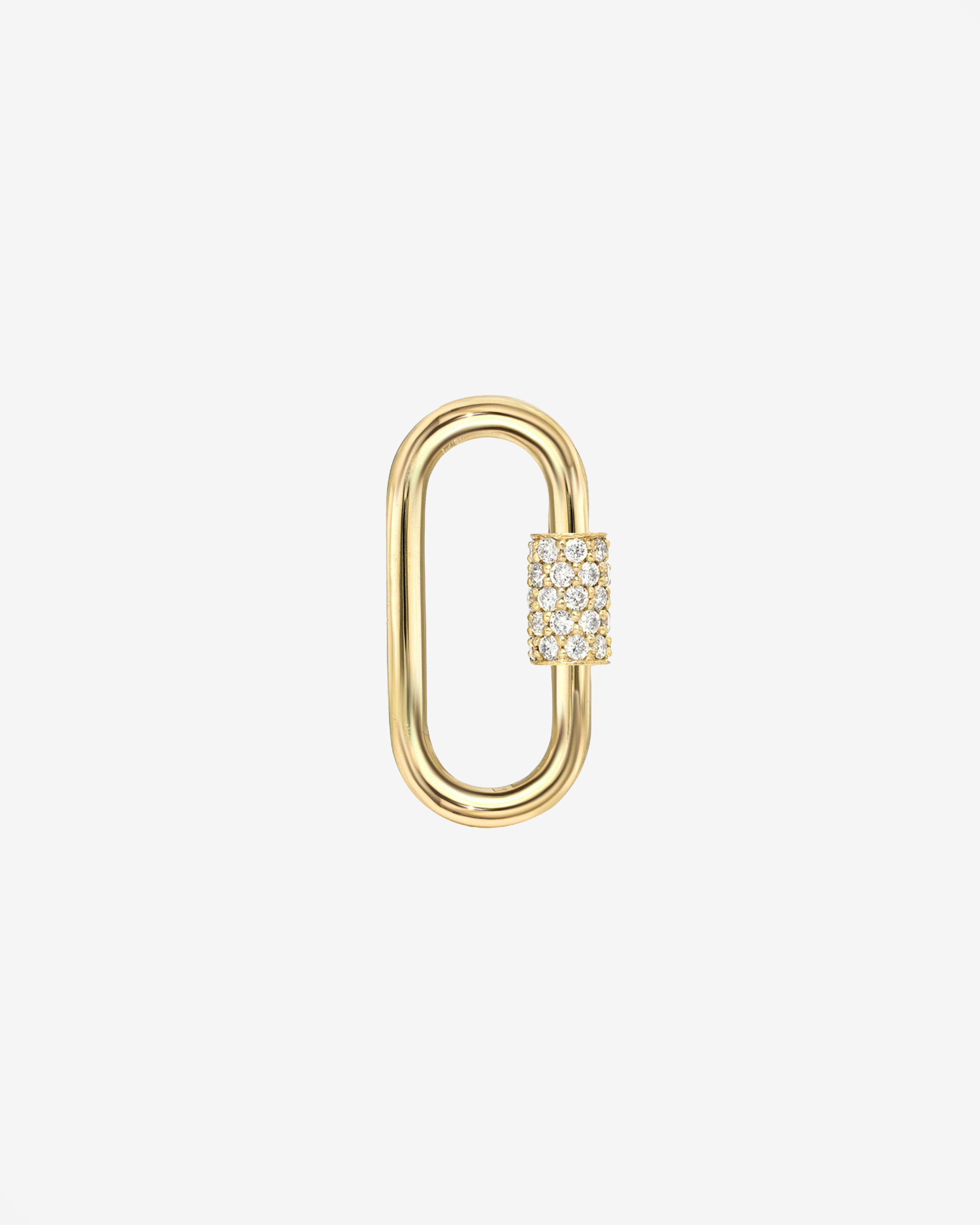 14k Gold Gemstone Carabiner