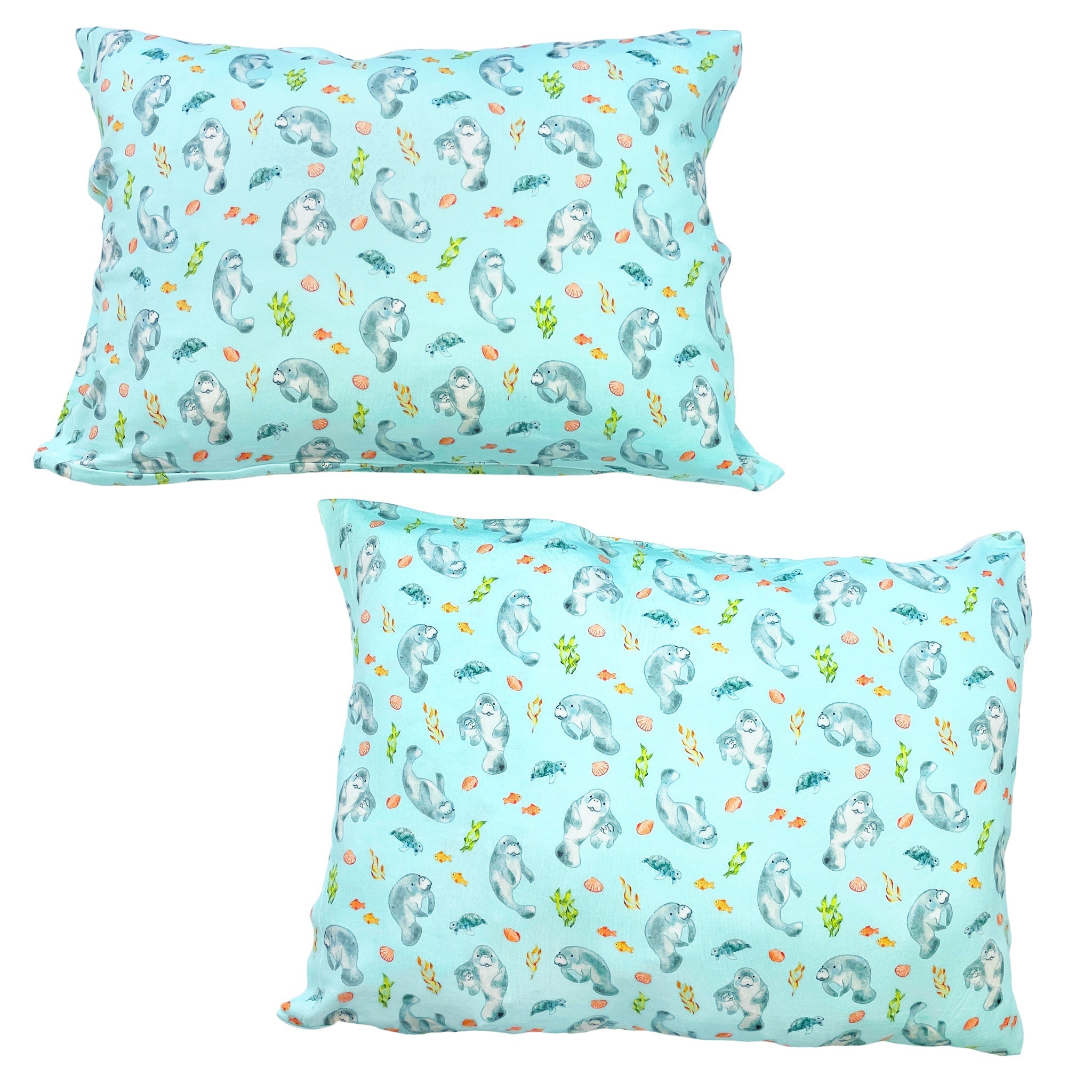 Get Your Float On Manatees 2-pack Toddler Pillow Case