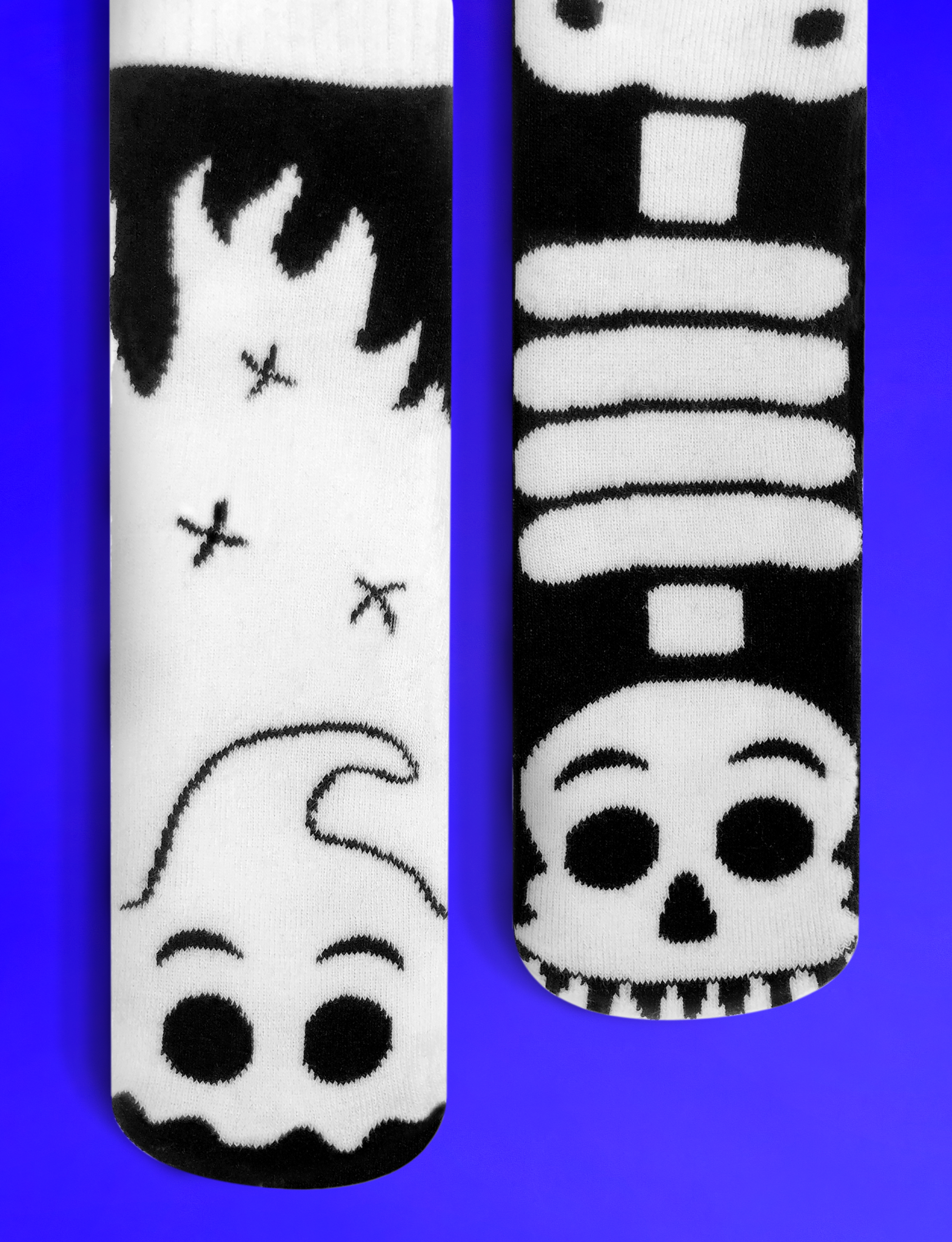 Ghost & Skeleton Socks