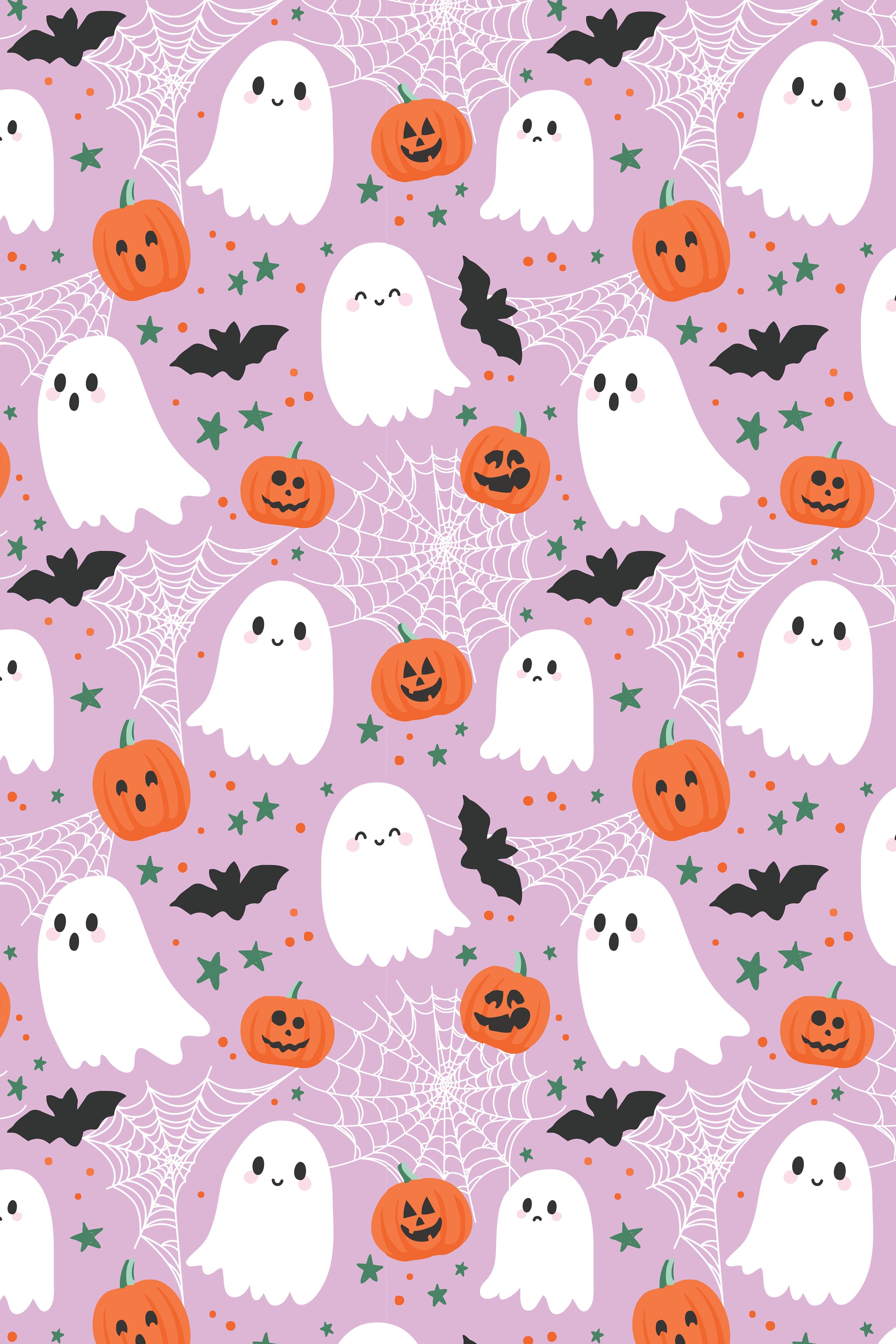 Soft & Stretchy Zipper Footie - Halloween Ghosts