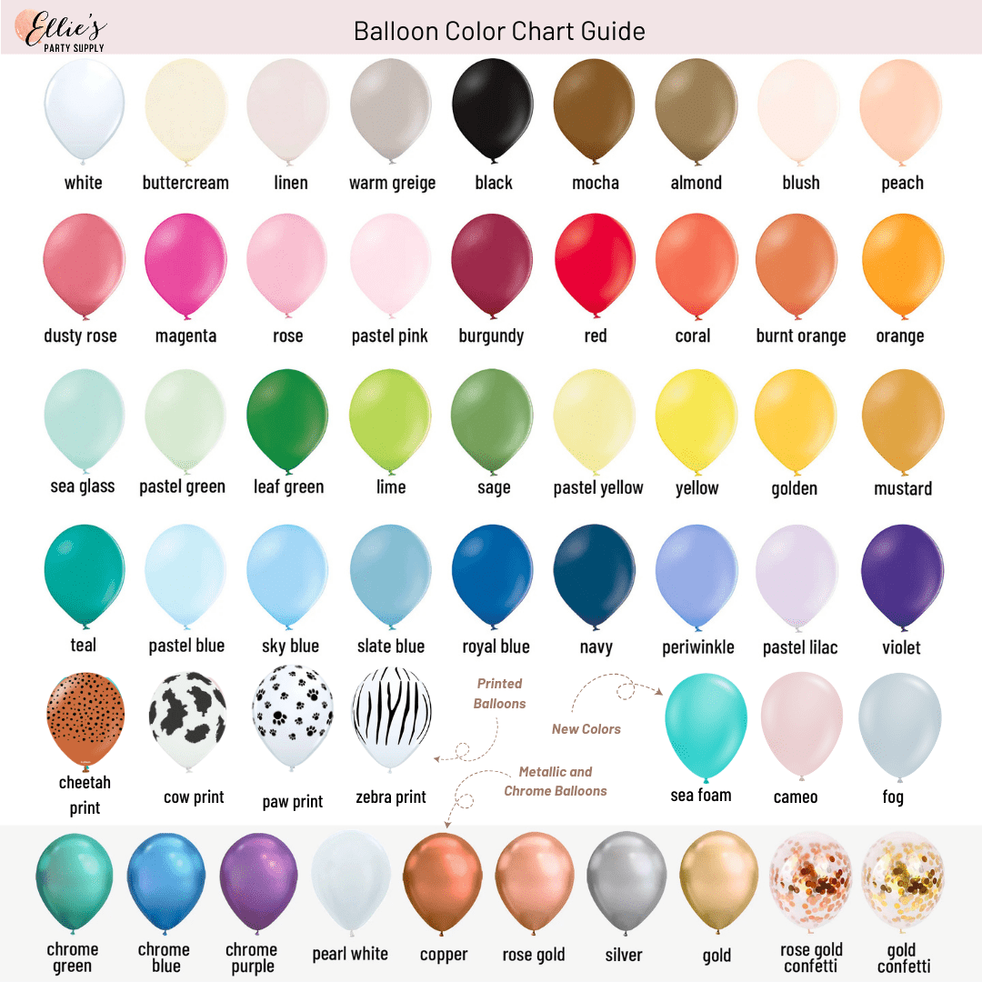 Giant 36" Latex Balloons – Pastels, Brights, Neutrals