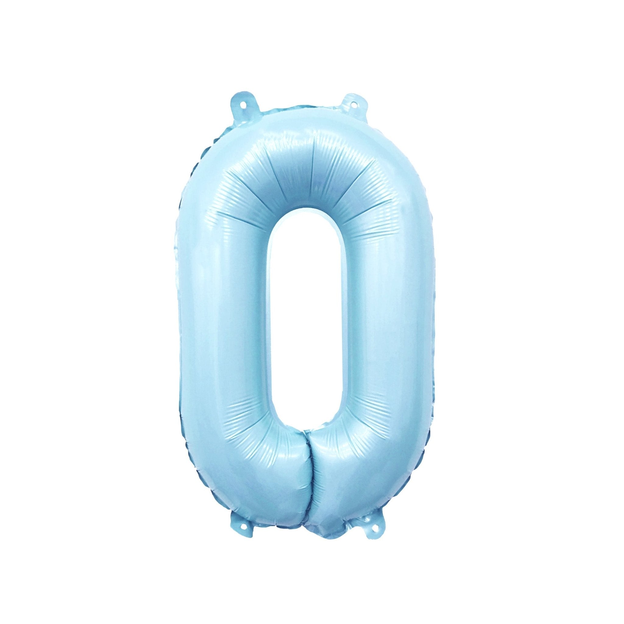 Pastel Blue Number Balloon