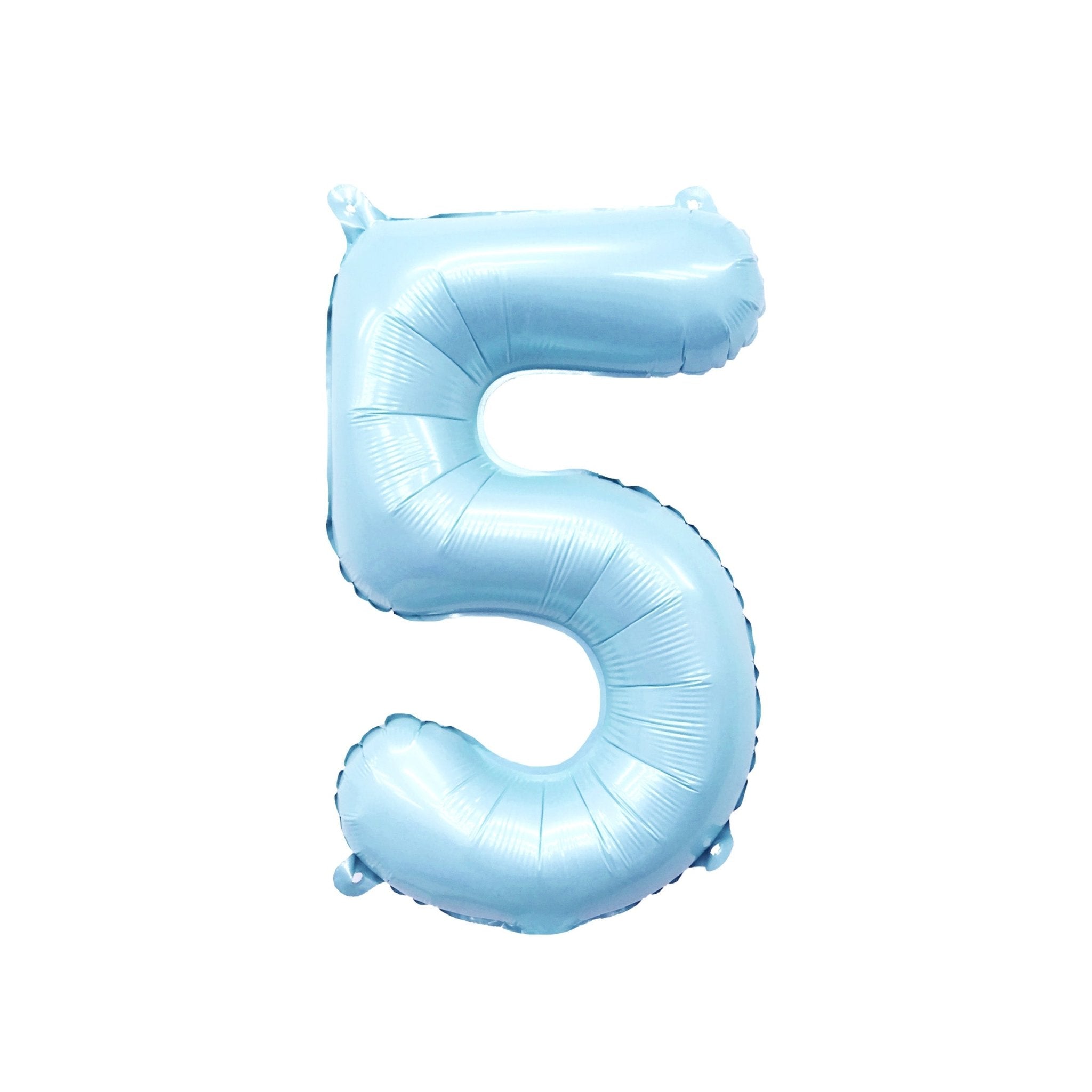 Pastel Blue Number Balloon