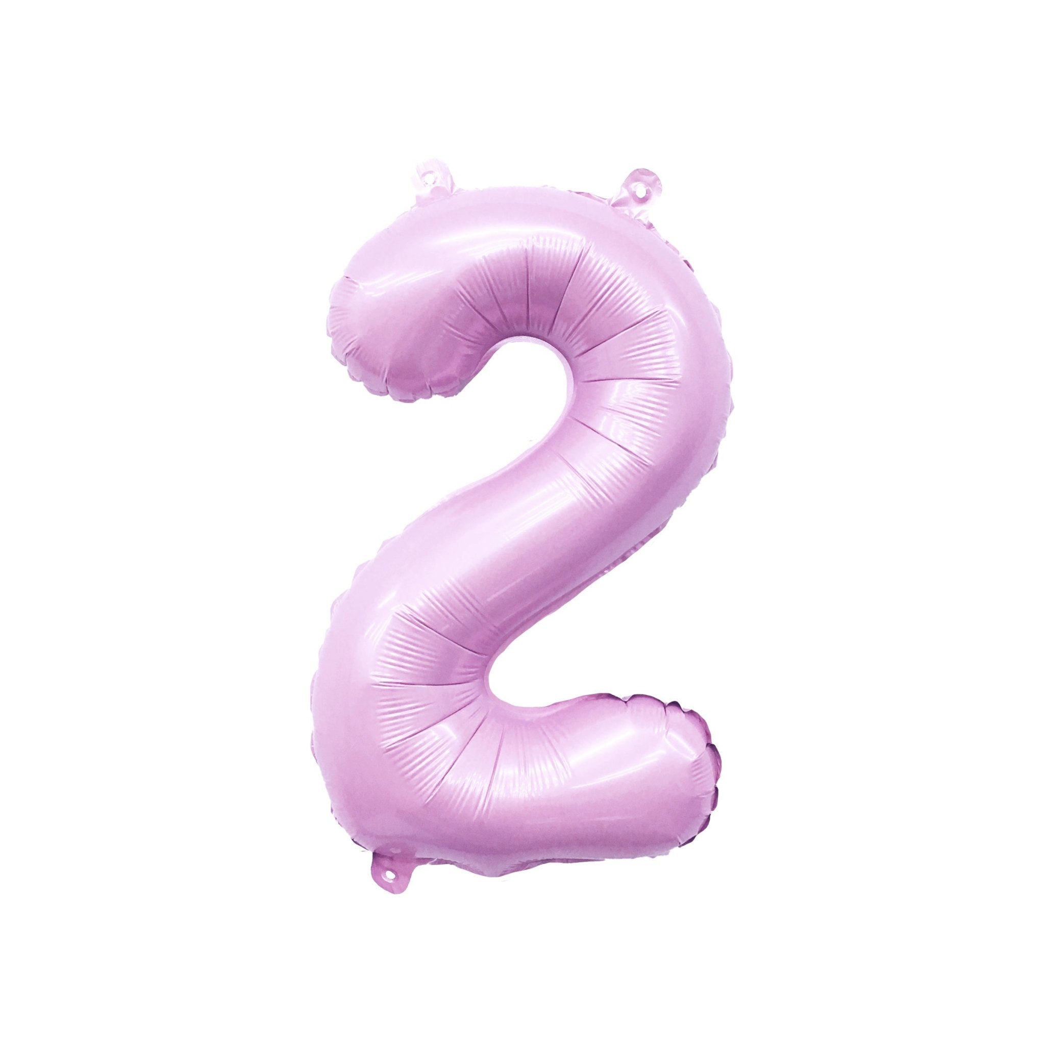 Pastel Pink Number Balloon