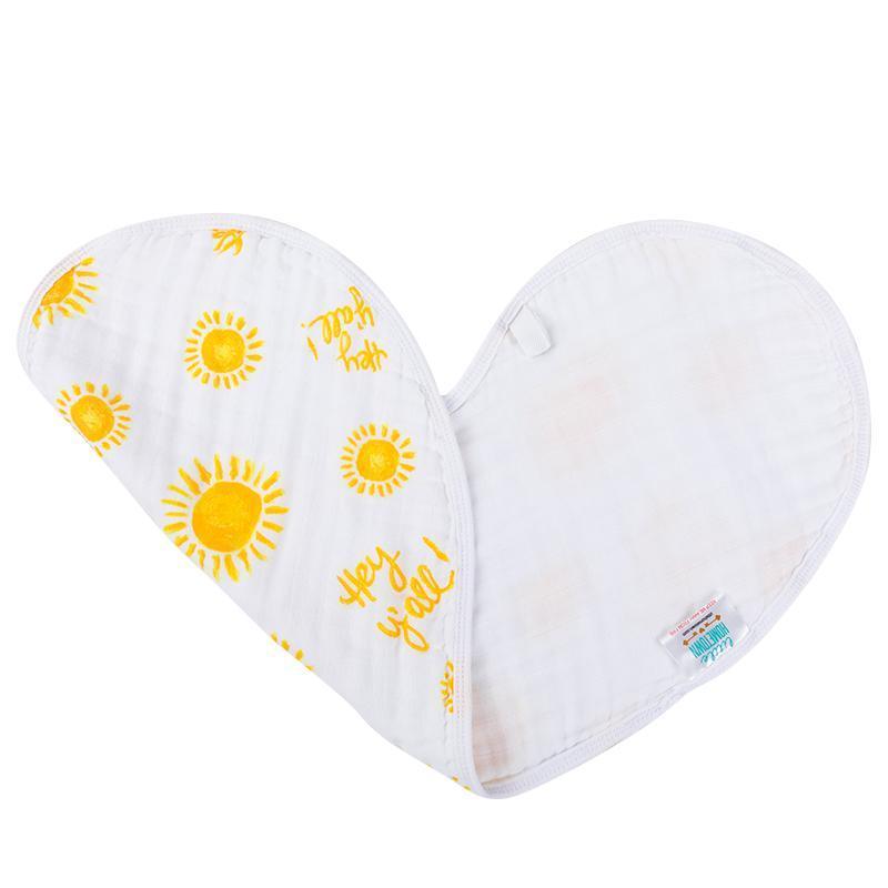 Gift Set: Hey Y'all Baby Muslin Swaddle Blanket And Burp Cloth/bib Combo