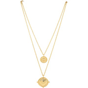 Gigi Double Coin Necklace