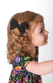 Black | Small Clip Bow (v1)