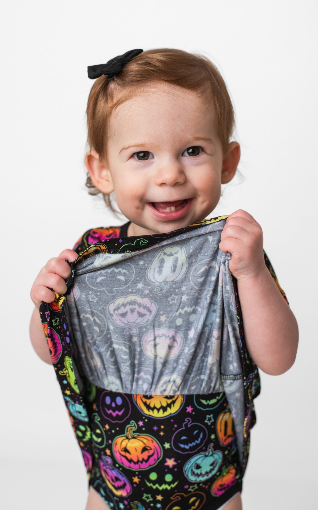 Halloween Pumpkins | Bamboo Baby Bodysuit Dress