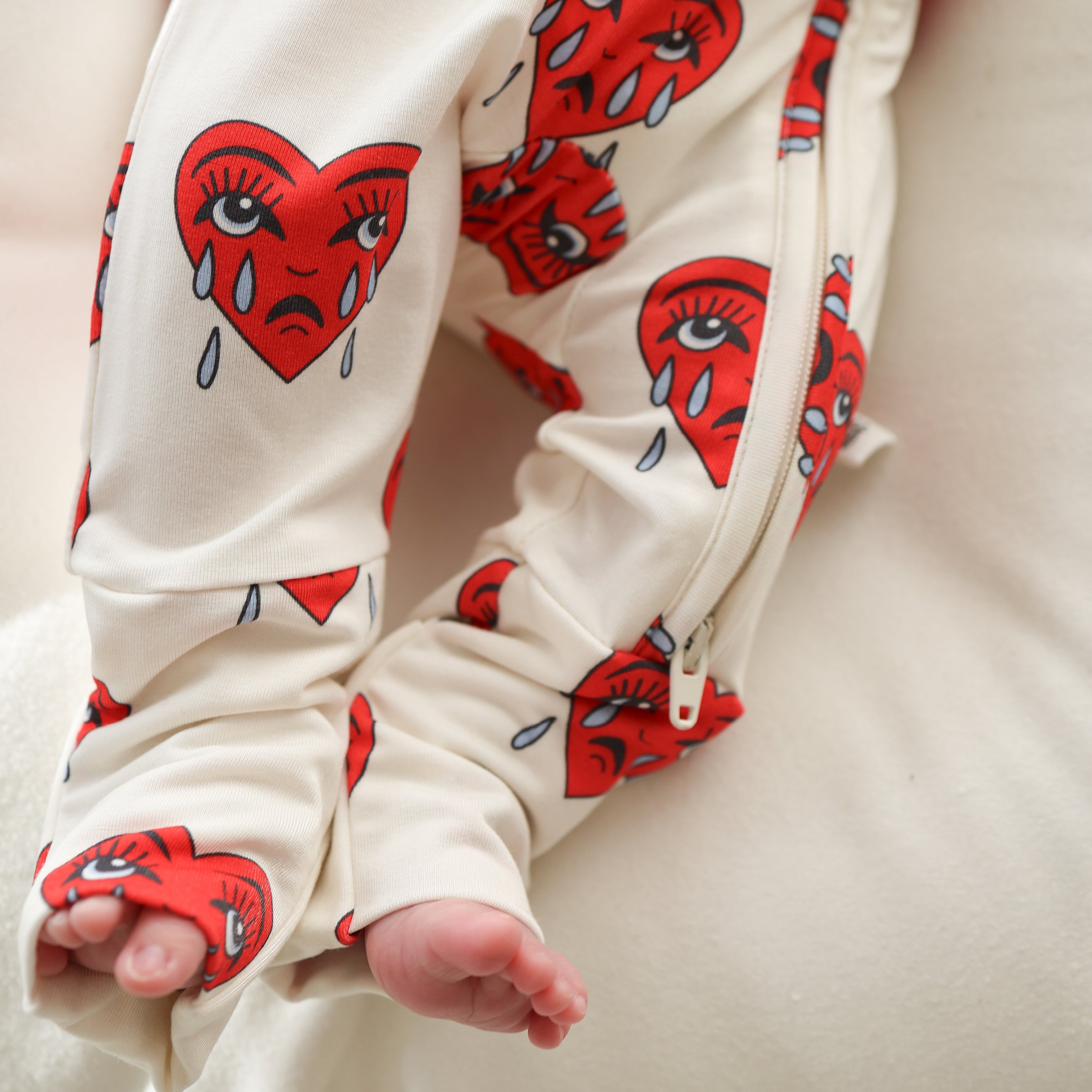 Bamboo Zip Pajamas | Sad Girl
