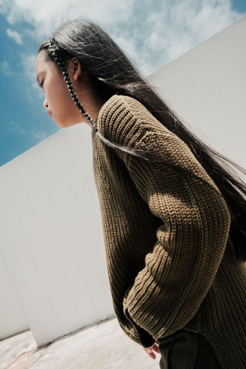 Organic Cotton Knit Sweater