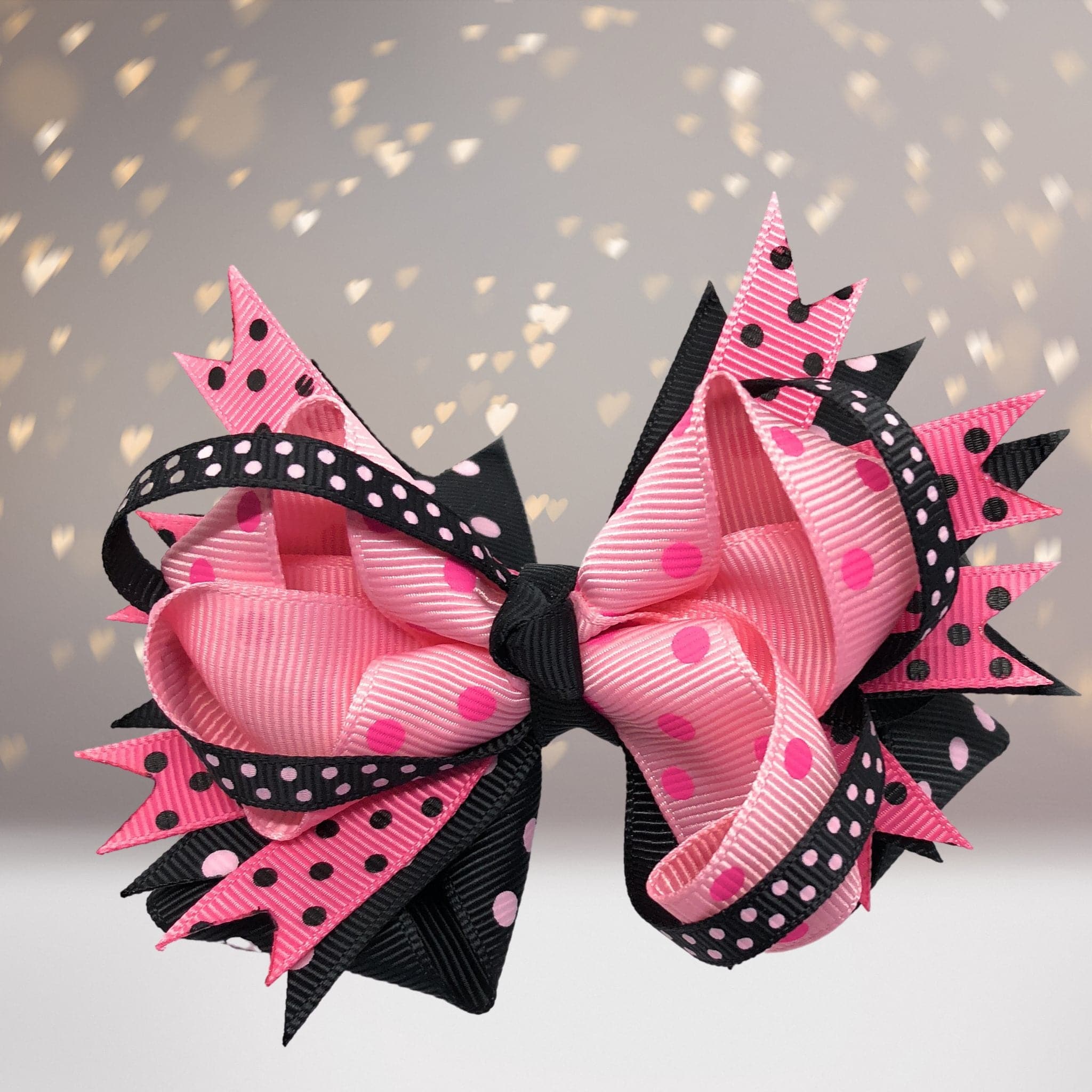 Girls 4 Inch Layered Boutique Hair Bows