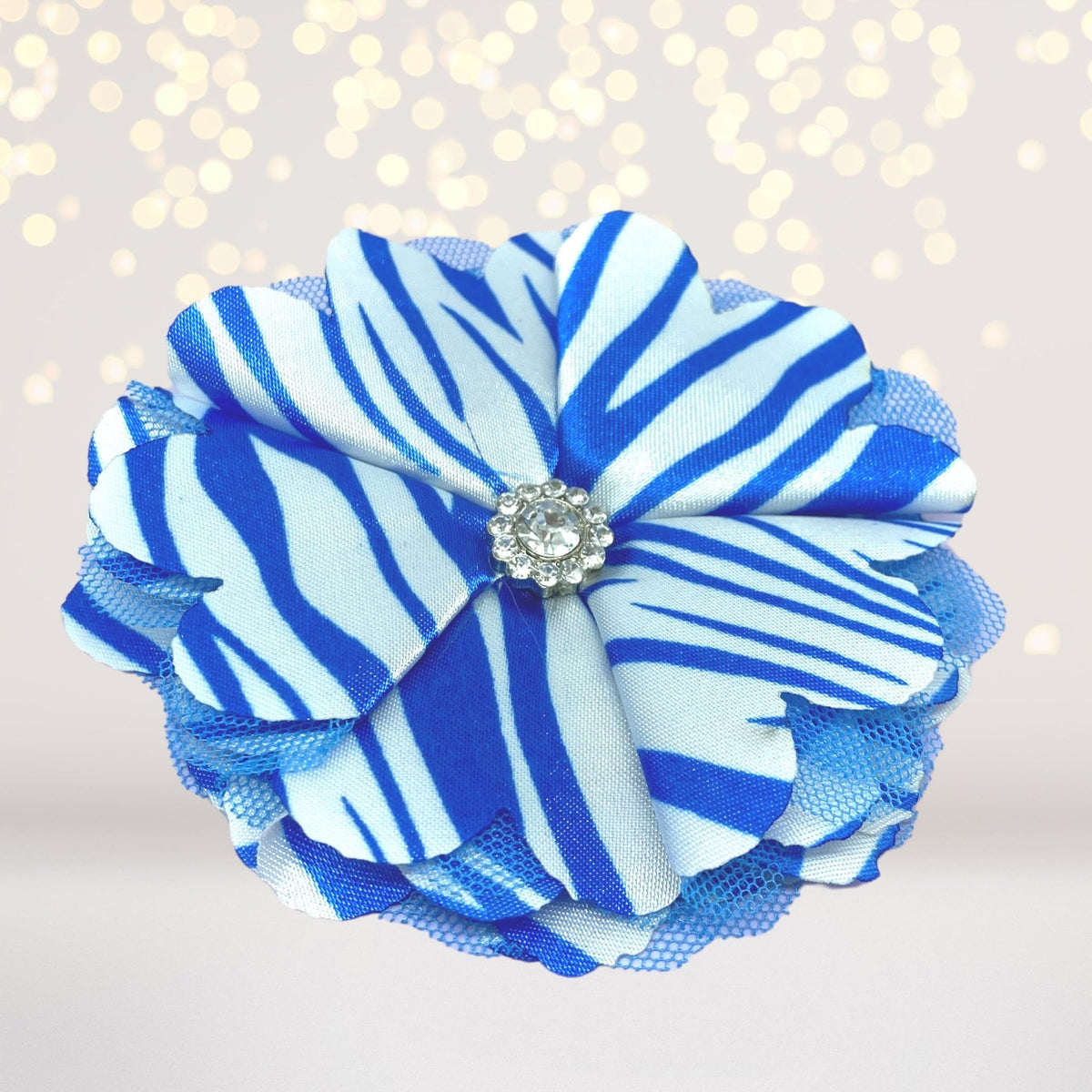 Girls Delicate Satin Flower Hair Clip