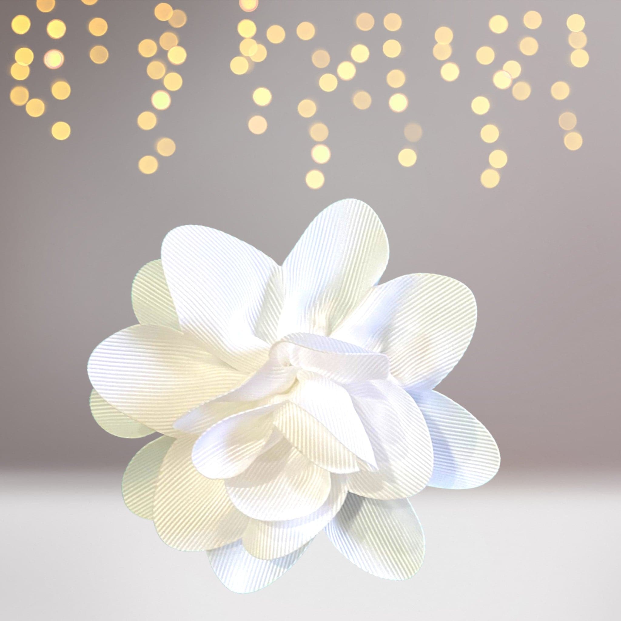 Girls Gross Grain Hair Flower