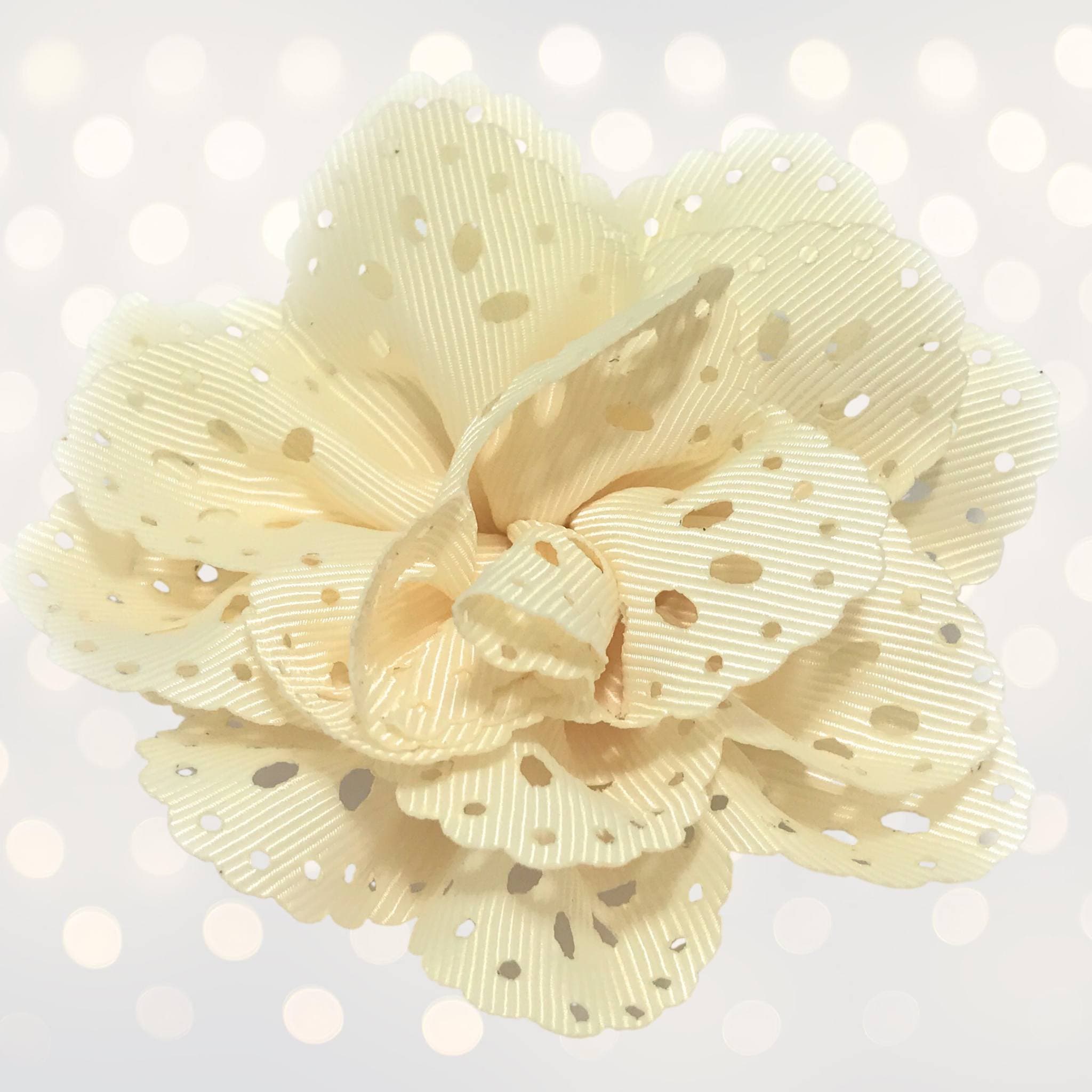 Girls Islet Ribbon Hair Flower