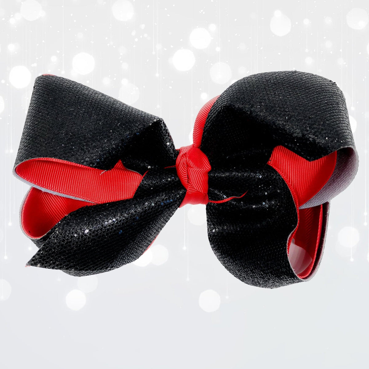 Girls Large Sparkle Cheer And Dance Hair Bows